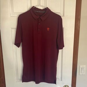 Men's Virginia Tech Maroon Polo shirt, size Large